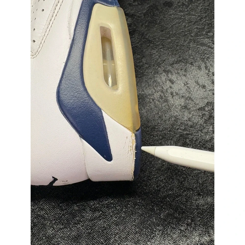 Air Jordan 6 Retro Midnight Navy 2022 White Blue Sneakers CT8529-141 Mens 11